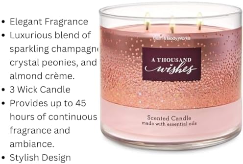 Bath Body Works A THOUSAND WISHES Candle 145oz