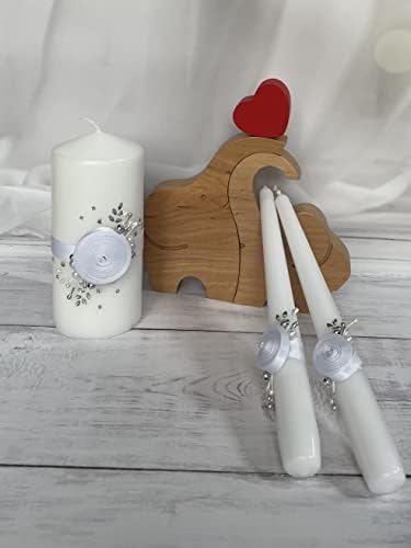 Unity Candle Set for Wedding - Aesthetic and Timeless Design