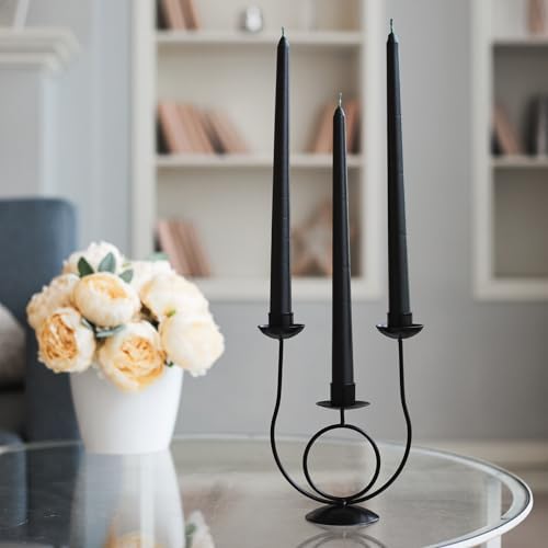 Sonedly Long-Burning 12-Inch Taper Candles 4-Pack