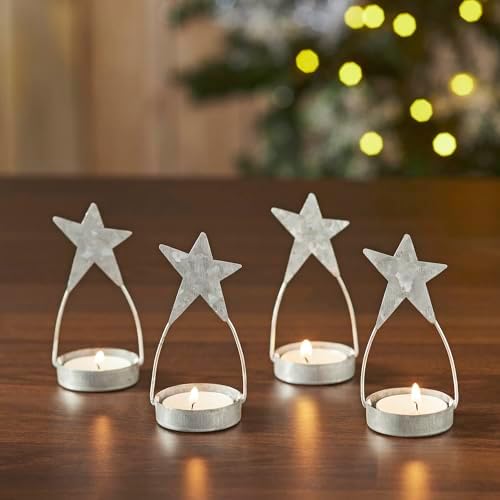 Star Tealight Holders Set