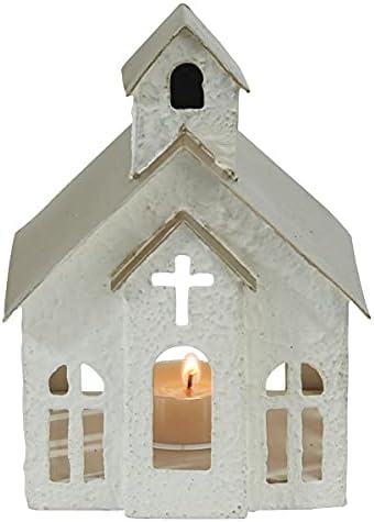 Orchid Ivy Rustic Metal Church Lantern
