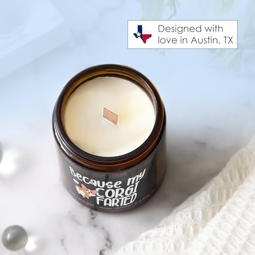 Funny Corgi Candle