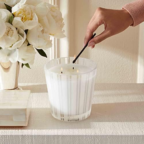 Luxury Glass Candle Linen Fragrance 212 oz 3-Wick
