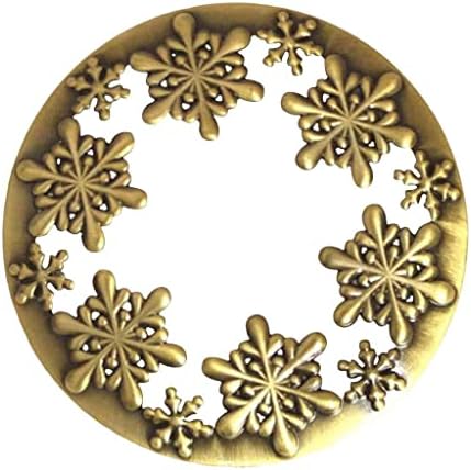 Snowflake Jar Candle Shade - Metal Candle Topper