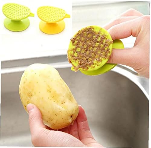 Sanfly 1pc Plastic Carrot Peeling Brush Durable Easy to Use