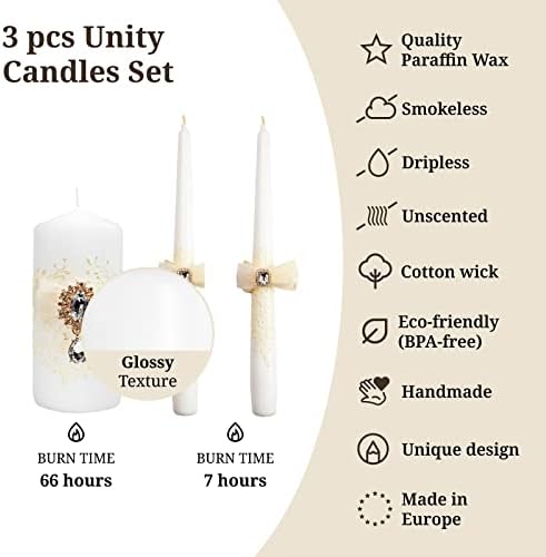 VABA - Unity Candle Set for Weddings