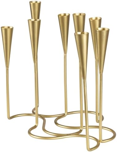 Modern 11 Iron Candle Holder