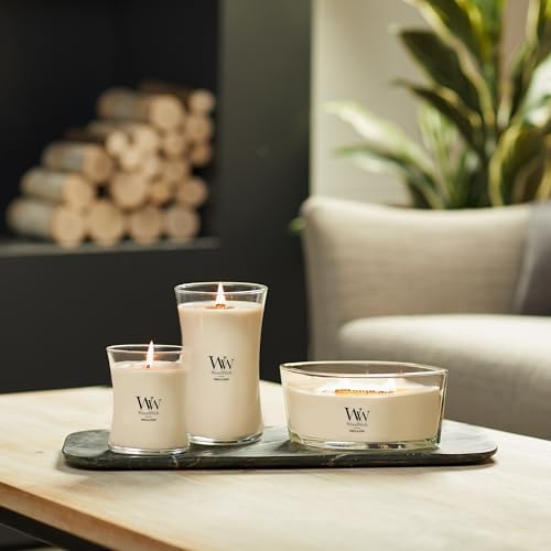 WoodWick Vanilla Bean Scented Medium Hourglass Candle