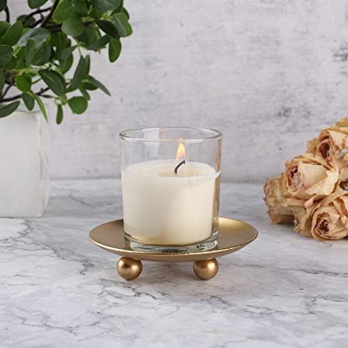 Sturdy Iron Candle Holder Set for Gold Layered Design