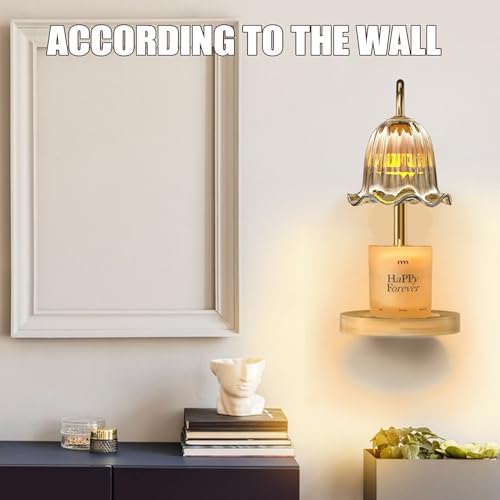 Adjustable Candle Lamp with Timer - 50W Halogen Scented Warming Holder