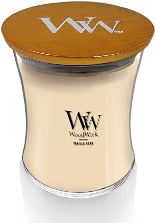 WoodWick Vanilla Bean Scented Medium Hourglass Candle