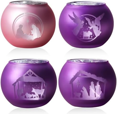 Nativity Candle Holders Set