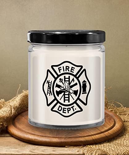 Game On Novelties Firefighter Maltese Cross Candle Novella
