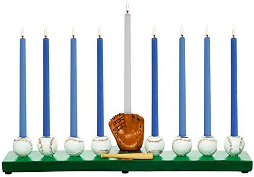 Rite Lite Hanukkah Baseball menorah Jewish sports gift for boys