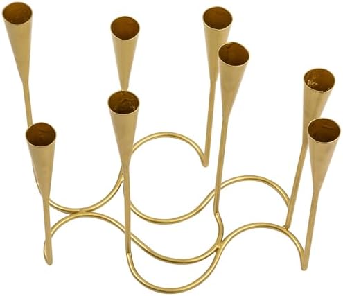 Modern 11 Iron Candle Holder