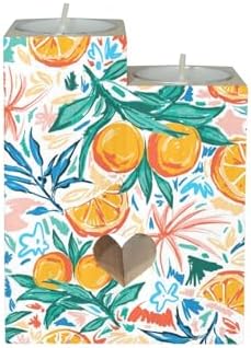 Summer Heart Candle Holder Set