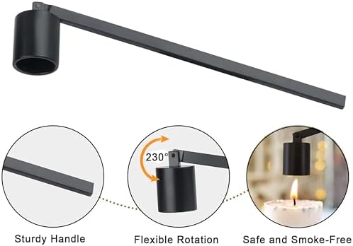 Effortless Candle Flames - Long Handle Candle Snuffer from JHZABPO