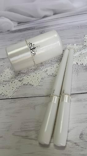 Perfect for Weddings Unity Candle Set - Symbol of Love Loyalty