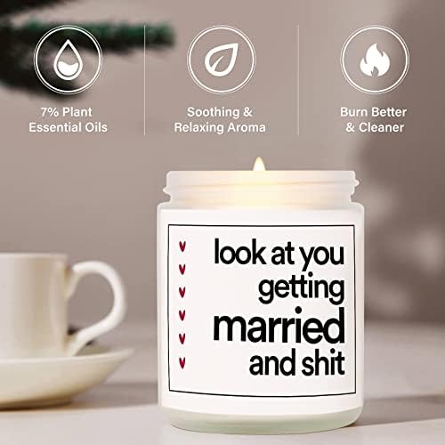 Funny Lavender Candle for Weddings