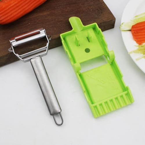 Cookaroos Peel Pro Peeler Multi-Function Peeling Tool Achieve Sharp Even Strips