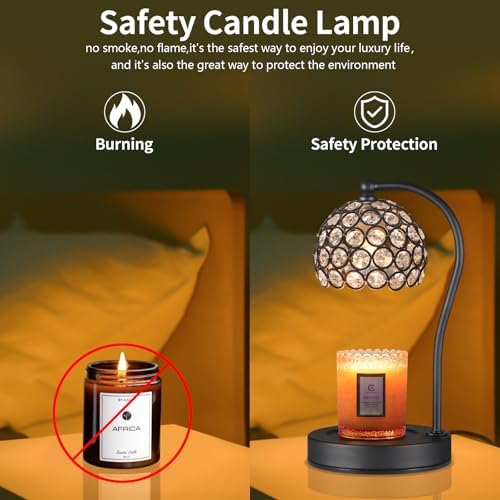 Safe Candle Warmer Lamp with Timer for Home Decor