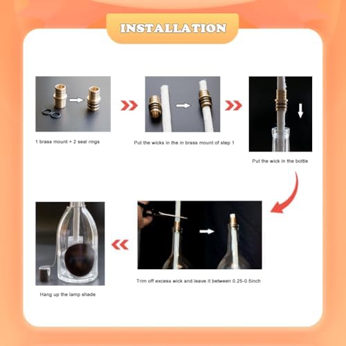 Vibrant Garden Lights Wine Bottle Torch Kit 4 Pack