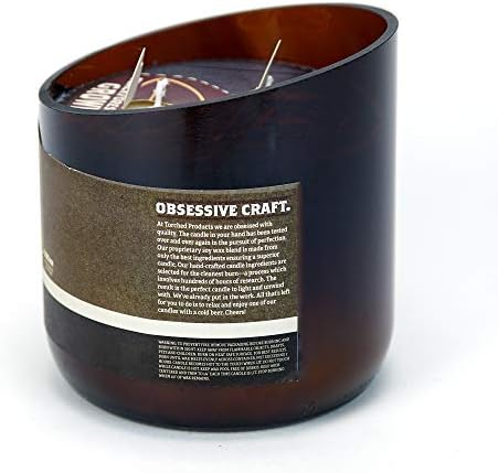 Torched Beer Scented Candles - Blackforest Lager Scent 28 oz