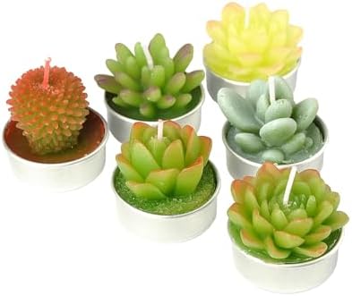 Vivid Cactus Tealight Candles