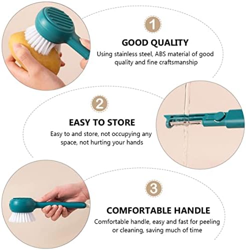 Stainless Steel Peeler Brush Kitchen Cleaner