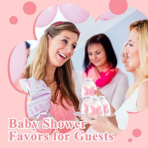 50-Set Butterfly Baby Shower Party Favor Set