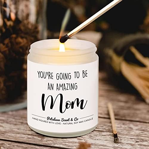 Petalsun Lavender Soy Candle for New Moms 7OZ