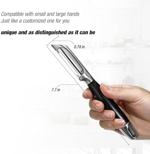 304 Stainless Steel Peeler with Wood Handle