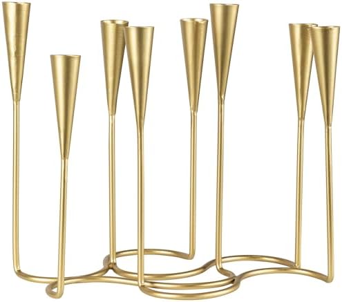 Modern 11 Iron Candle Holder