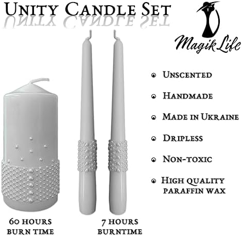 Magik Life Elegant Wedding Candle Set