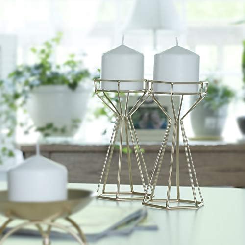 Elegant Gold Candle Holders