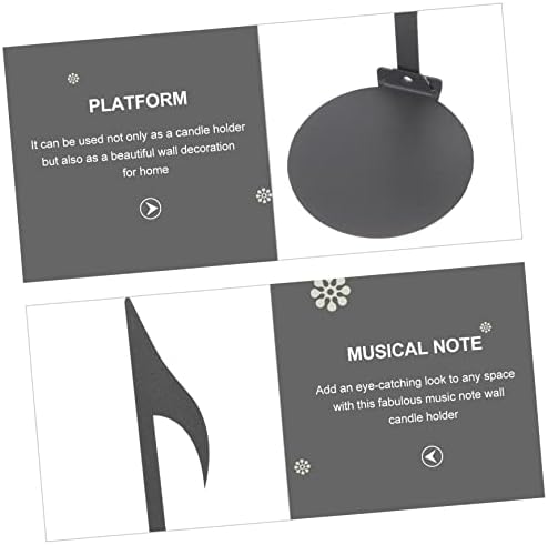 Aboofan - Music Note Candle Holder
