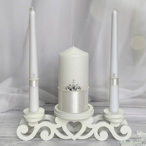 Perfect for Weddings Unity Candle Set - Symbol of Love Loyalty