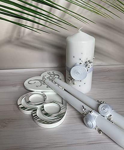 Unity Candle Set for Wedding - Aesthetic and Timeless Design