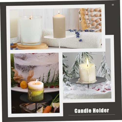 Candle Base Holders Wreath Fixes Metal Candle Holder Set