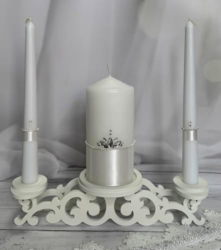 Perfect for Weddings Unity Candle Set - Symbol of Love Loyalty