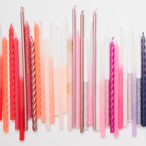 Meri Meri Glitter 24-Piece Birthday Candles