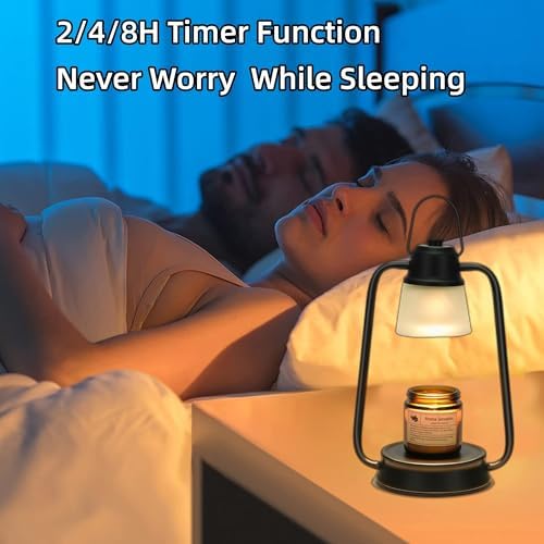 Besotom Candle Warmer Lamp with Timer Dimmer Safe Eco Friendly