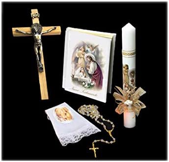 Gigis Classy Kids First Communion Candle Set