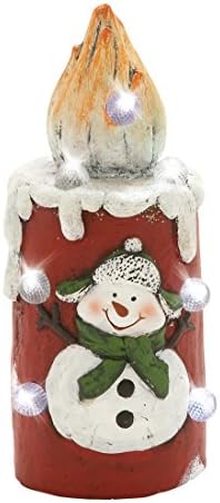 Lovable LED Snowman Candle