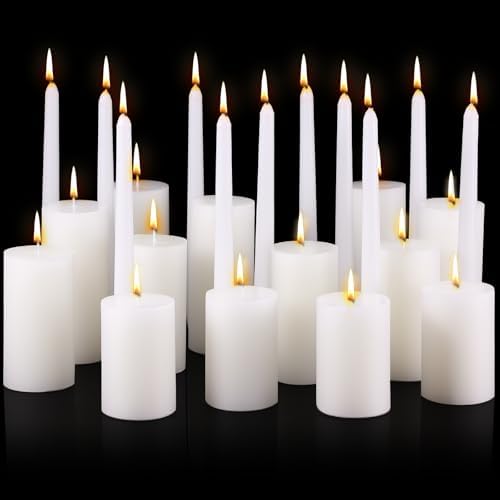 MTLEE 54 Pcs Unity Candles Set Perfect for Weddings and Parties