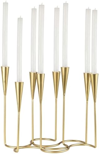 Modern 11 Iron Candle Holder