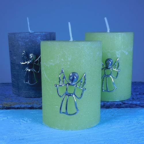 Fine Pewter Angel Candle Pin Set