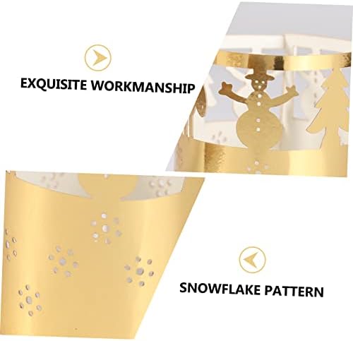 50 Pcs Christmas Snowflake Candle Party Decor on the Go