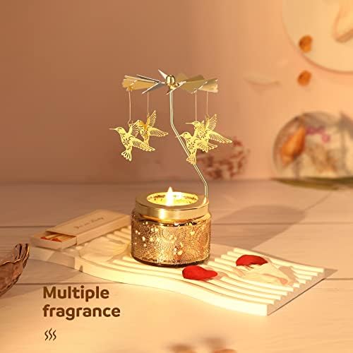 Rotating Thermal Air Candle Holder for Home Decor