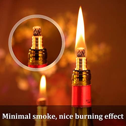 Nuanchu 8-Piece Wine Bottle Torch Lamp Kit for Home Kitchen